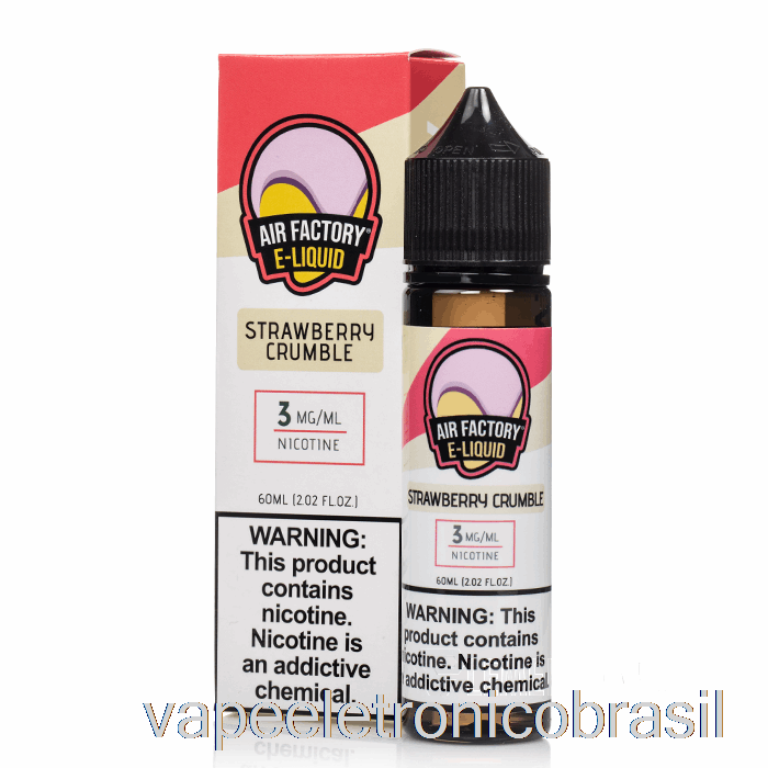 Vape Vaporesso Crumble De Morango - Fábrica De Ar - 60ml 6mg